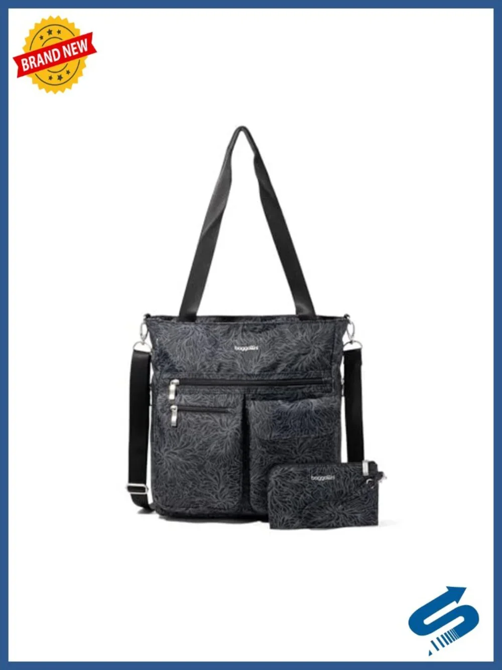 Baggallini Modern Everywhere Tote - 13.1L Lightweight Carry-On Travel Tote with